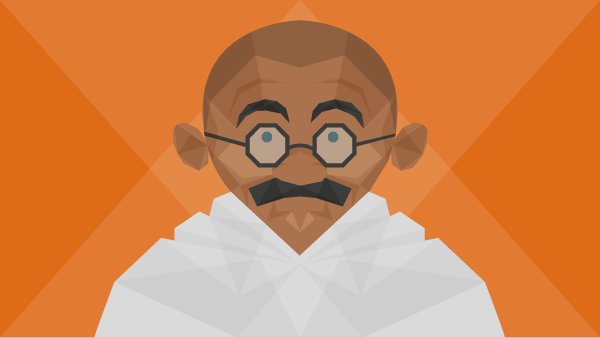 traditions_ghandi-illustration-undervisning-uddannelse-skole-malene-hald